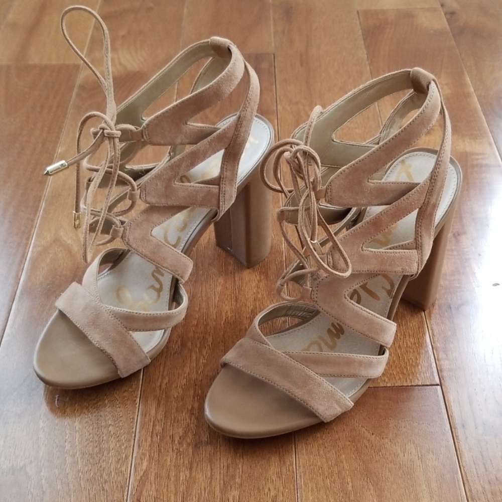 Sam Edelman Tan Suede Sandals